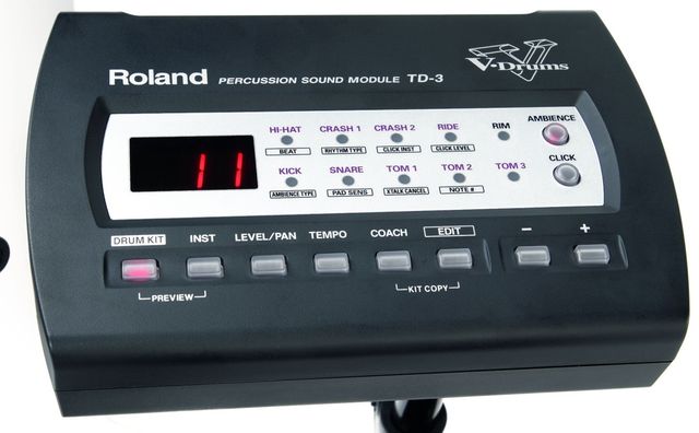 blank The Classic partnered with the Roland TD-3 proved a cool combination, but you’ll have to fork out for the TD-3 separately